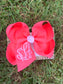 Monogram Neon solid hairbow Bundle with Triple initial Monogram  Hair bow Oh MY! ~ ~Perfect Hanging around the house ~  Great For the Pool