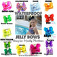 Jelly bow Waterproof Bows ~ Limited Time ONLY~ Toddler & Medium Size Only - Waterproof Jelly Fun iBOWZ~ CHOOSE YOUR COLORS